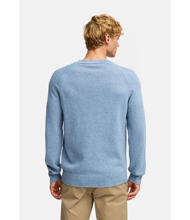KRONSTADT Kronstadt PO29417 Larson Crew Neck Knit KS35001 Blue Shadow Mix