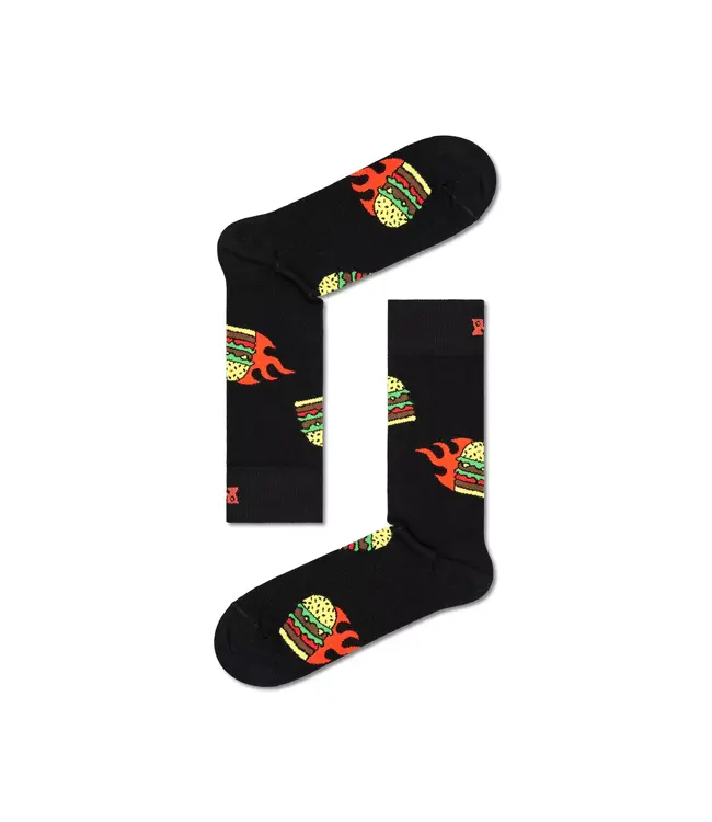 HAPPY SOCKS HAPPY SOCKS Flaming Burger Sock P000128
