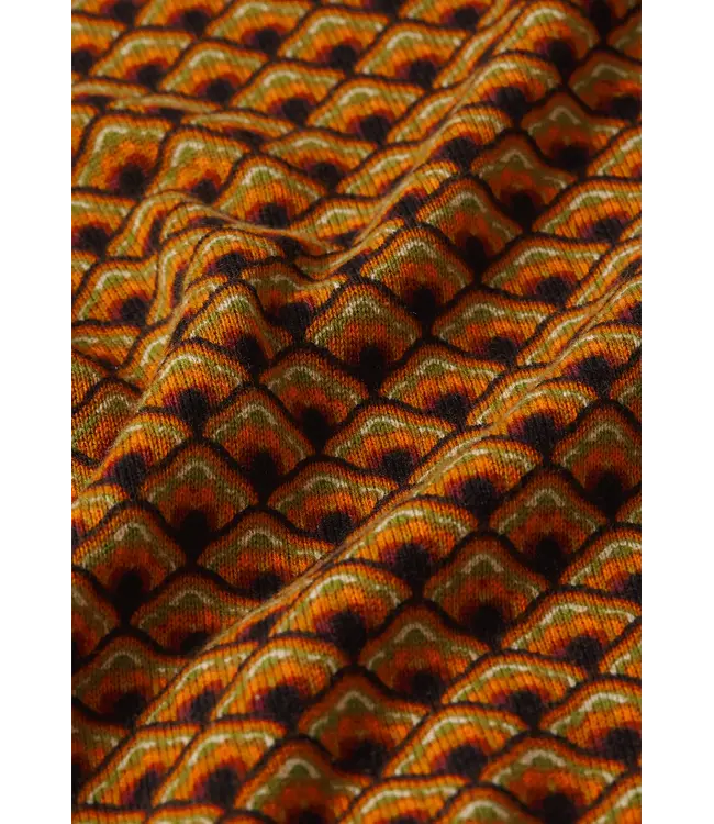 KING LOUIE King Louie Rollneck Top Frio 10036 Cabernet Red