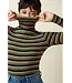 KING LOUIE King Louie 10120 Rollneck Top Frostine Stripe 261 Woodbine Green