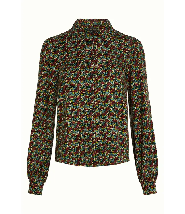 KING LOUIE King Louie 10180 Maisie Blouse Mirth Jersey 678 Rhubarb Red