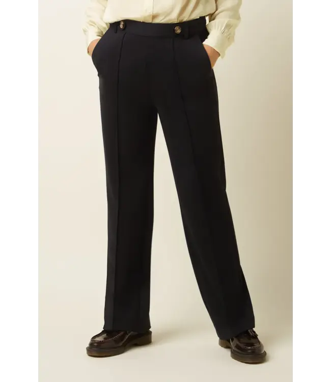 KING LOUIE King Louie 10013 Garbo Pintuck Pants Uni Rodeo 001 Black