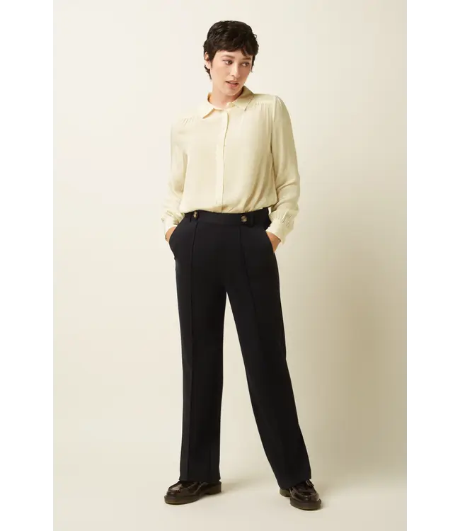 KING LOUIE King Louie 10013 Garbo Pintuck Pants Uni Rodeo 001 Black