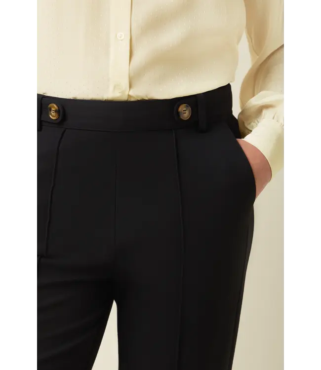 KING LOUIE King Louie 10013 Garbo Pintuck Pants Uni Rodeo 001 Black