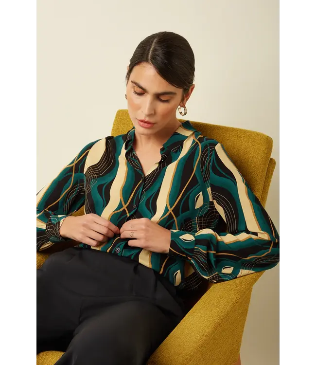 KING LOUIE King Louie 09978 Maisie Blouse Elysse 001 Black