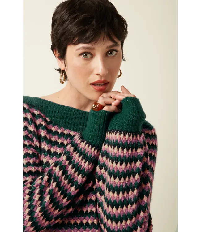 KING LOUIE King Louie Erin Top Flora 09823 Pine Green