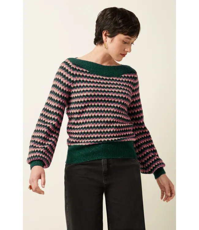 KING LOUIE King Louie Erin Top Flora 09823 Pine Green