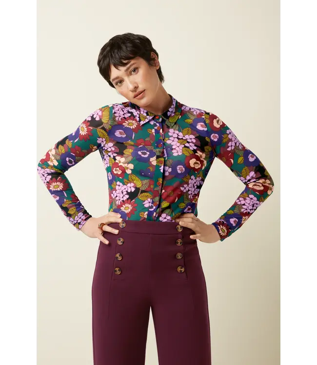 KING LOUIE King Louie 09973 Blouse Ramone Mesh Muti Color