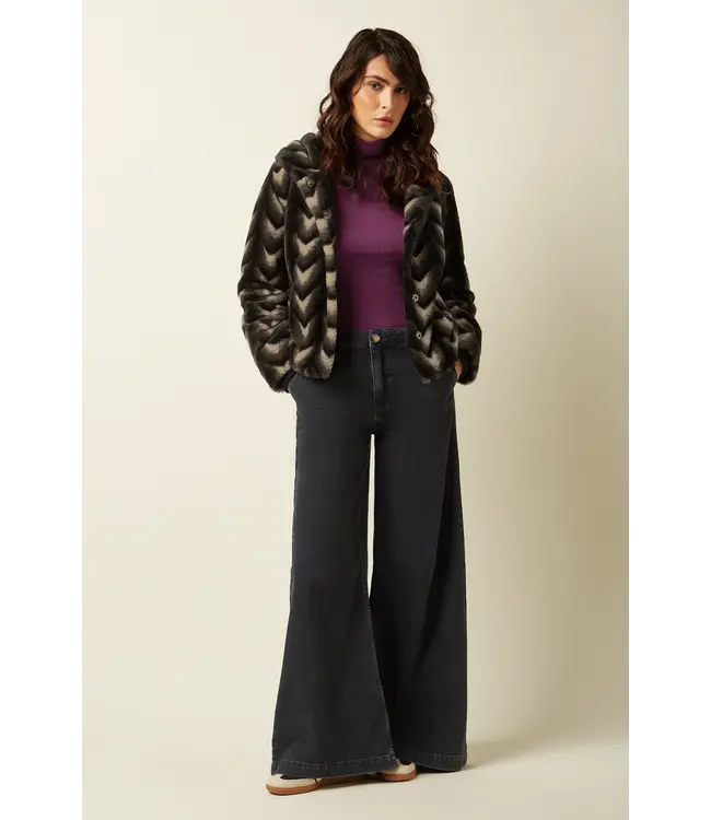 KING LOUIE King Louie 09922 Judy Coat Deco Fur Black