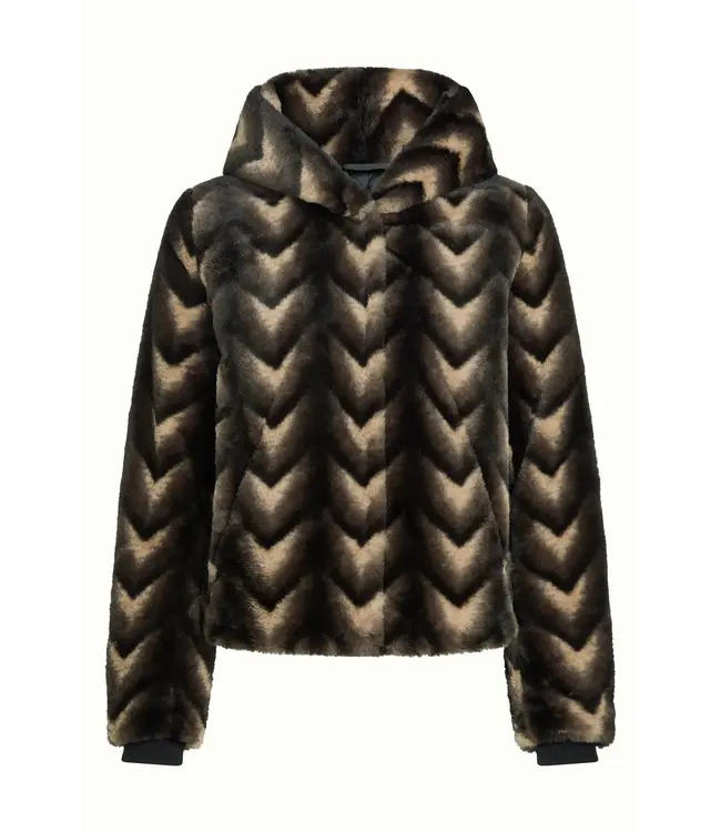 KING LOUIE King Louie 09922 Judy Coat Deco Fur Black