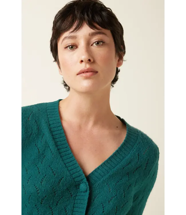 KING LOUIE King Louie 09052 Cardi V Farfalle Spruced Green