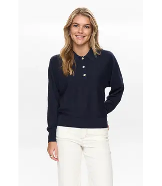 Nümph Nümph Nudajana L/S Polo 706342 Dark Sapphire