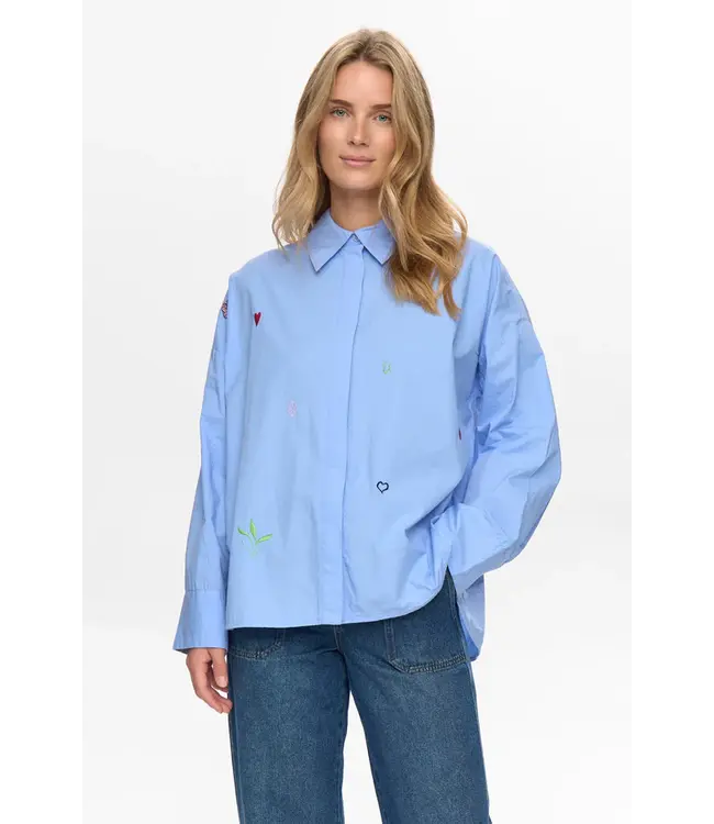 Nümph Nümph Nujuna Shirt 706270 Hydrangea