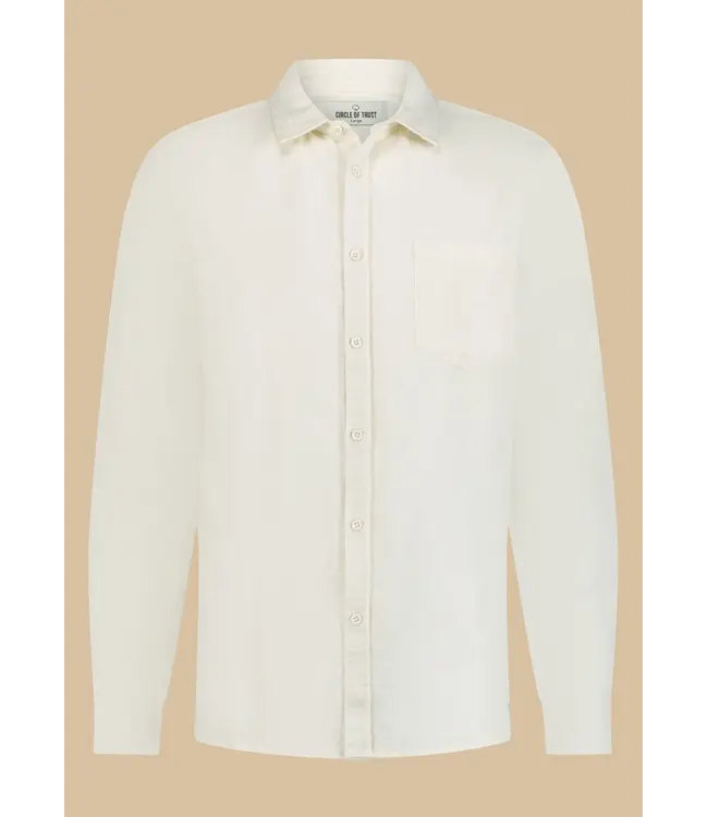 CIRCLE OF TRUST Circle of Trust Jared LS Shirt HS25-40-9999 Bone White