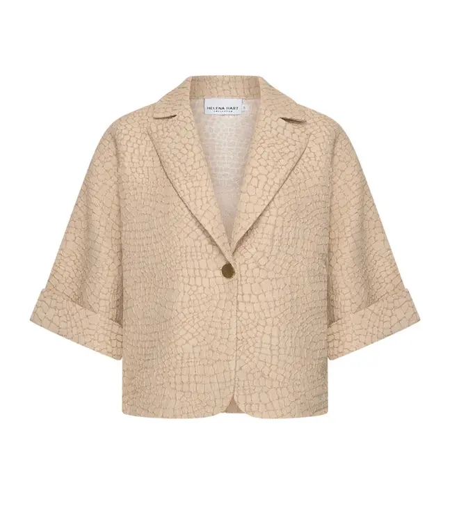 HELENA HART Helena Hart Blazer Pien Croco 7733 Sand