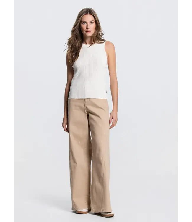 JANSEN AMSTERDAM Jansen Amsterdam Moise SS26 Top 000097 Cream