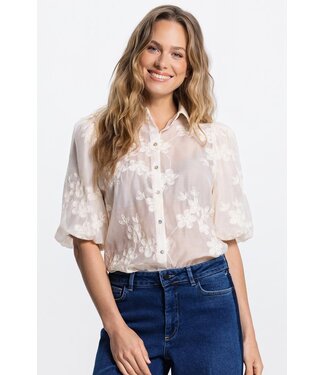 JANSEN AMSTERDAM Jansen Amsterdam Priya SS26 Blouse 000097 Cream