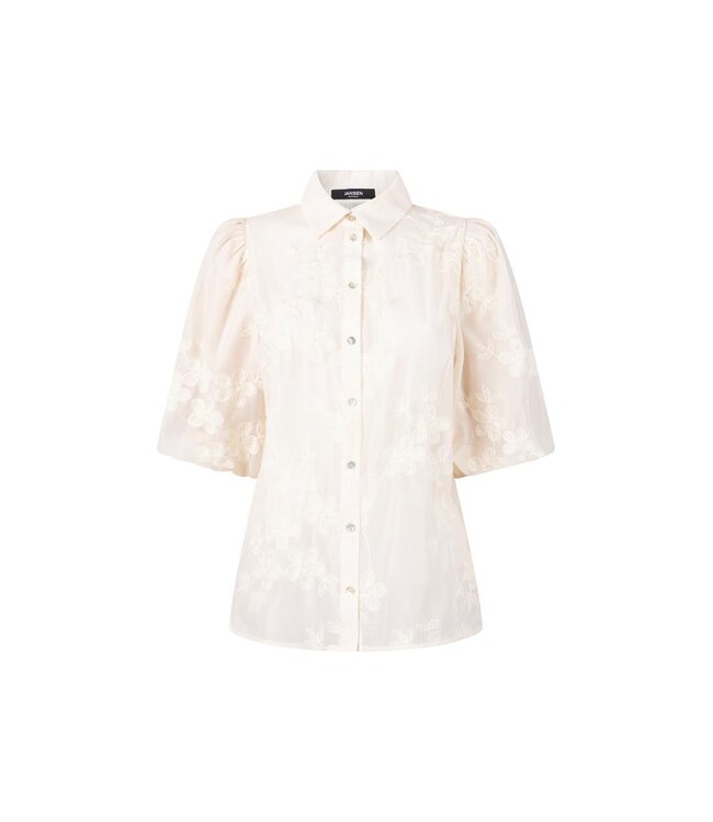 JANSEN AMSTERDAM Jansen Amsterdam Priya SS26 Blouse 000097 Cream