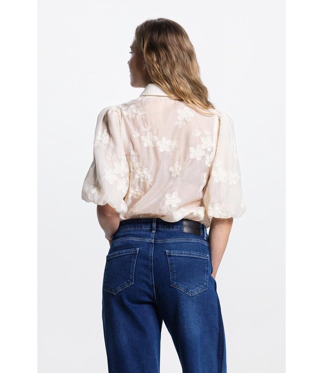 JANSEN AMSTERDAM Jansen Amsterdam Priya SS26 Blouse 000097 Cream