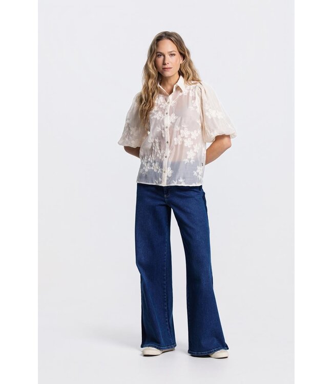JANSEN AMSTERDAM Jansen Amsterdam Priya SS26 Blouse 000097 Cream