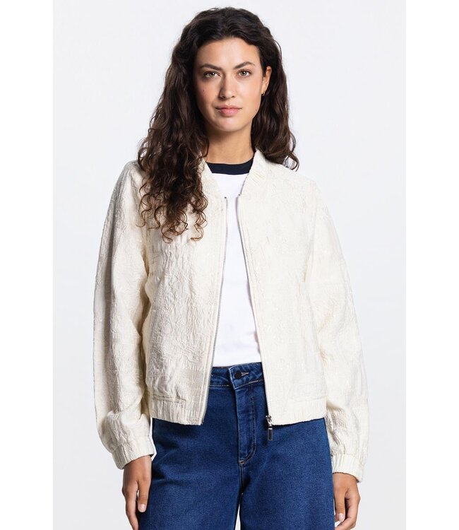 JANSEN AMSTERDAM Jansen Amsterdam Shanti SS26 Jasje 000097 Cream