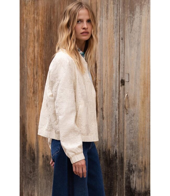 JANSEN AMSTERDAM Jansen Amsterdam Shanti SS26 Jasje 000097 Cream