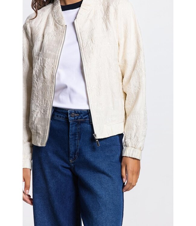 JANSEN AMSTERDAM Jansen Amsterdam Shanti SS26 Jasje 000097 Cream