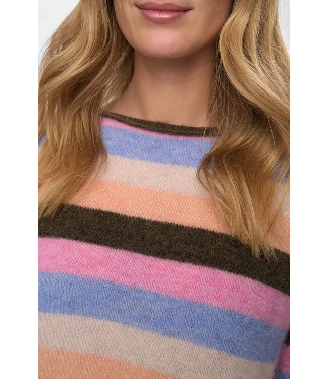 Nümph Nümph Nuriette Stripy SS Pullover 706422 Sea Turtle