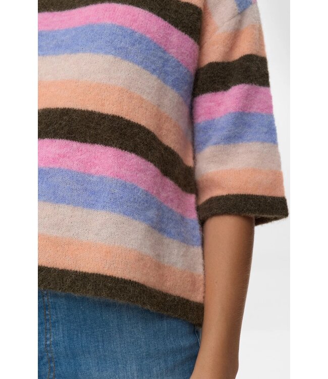 Nümph Nümph Nuriette Stripy SS Pullover 706422 Sea Turtle