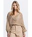 JANSEN AMSTERDAM Jansen Amsterdam Nadine 755 LP  Baloon Blouse Sand
