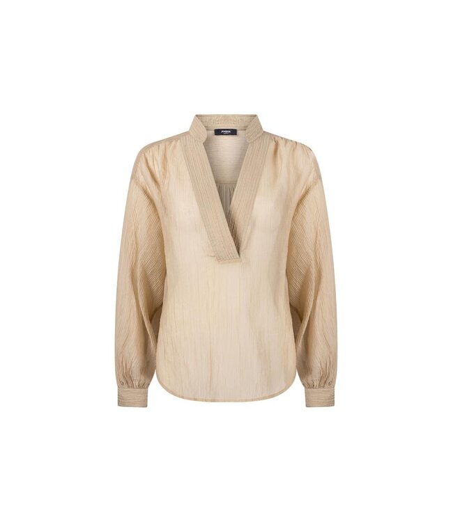 JANSEN AMSTERDAM Jansen Amsterdam Nadine 755 LP  Baloon Blouse Sand