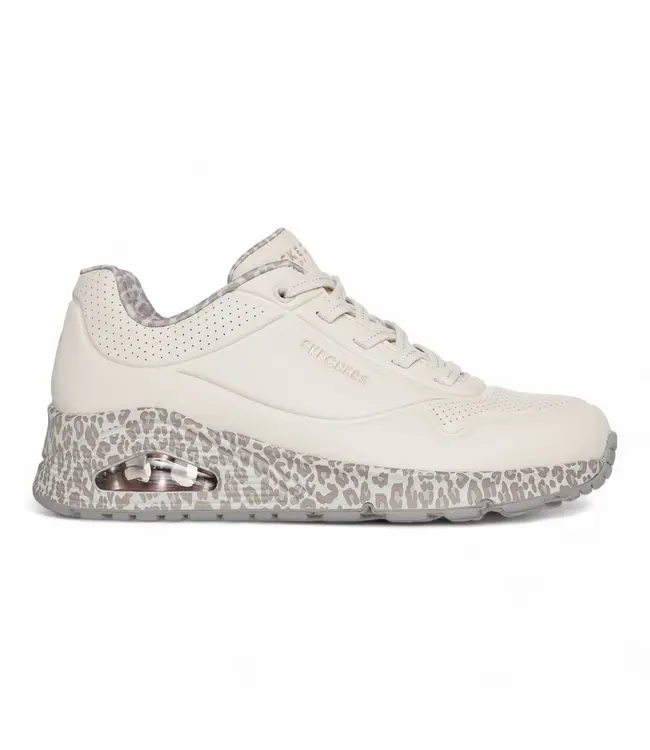 SKECHERS Skechers uno safari time 155412/WHLD white leopard
