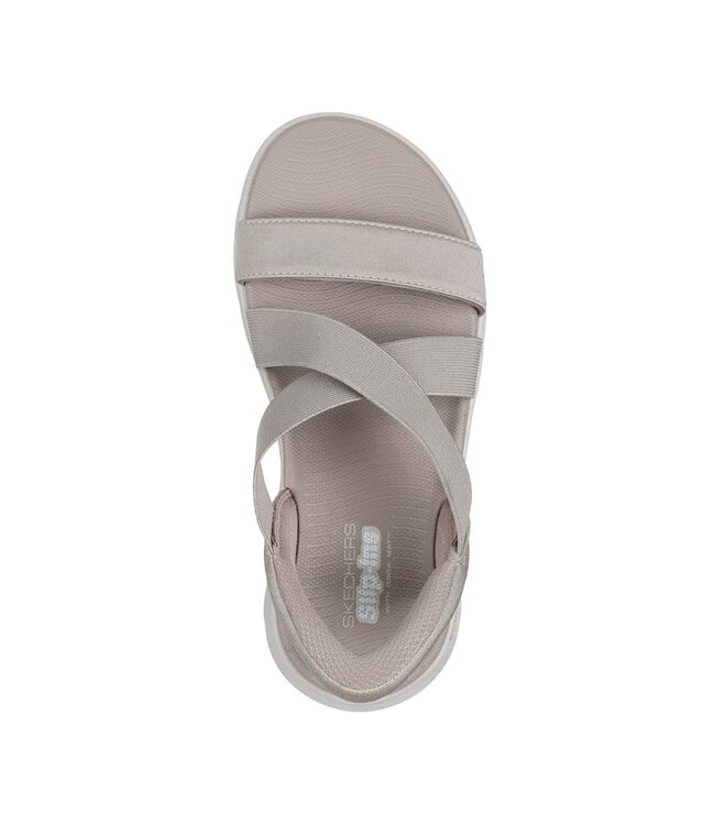 SKECHERS Skechers 141489/TPE Go Walk Flex Sandal - Glimmer Up Taupe 3251
