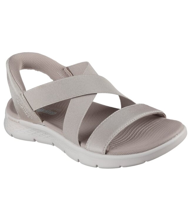 SKECHERS Skechers 141489/TPE Go Walk Flex Sandal - Glimmer Up Taupe 3251