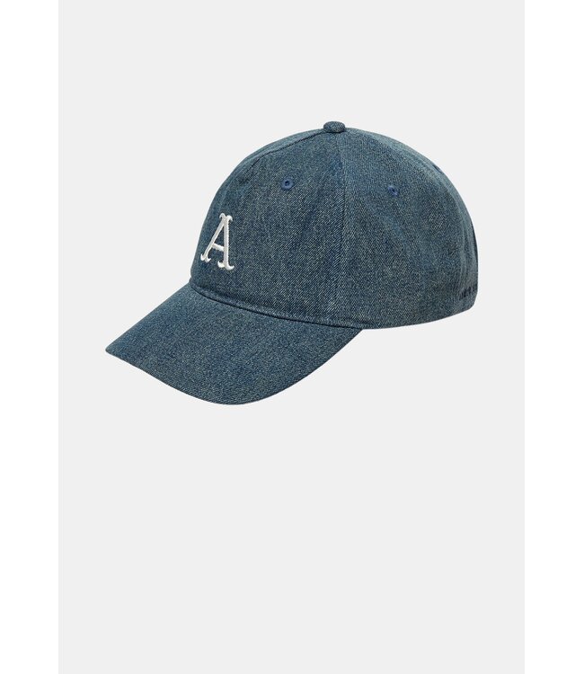 ANERKJENDT Anerkjendt Akemil denim cap 902386 medium blue denim