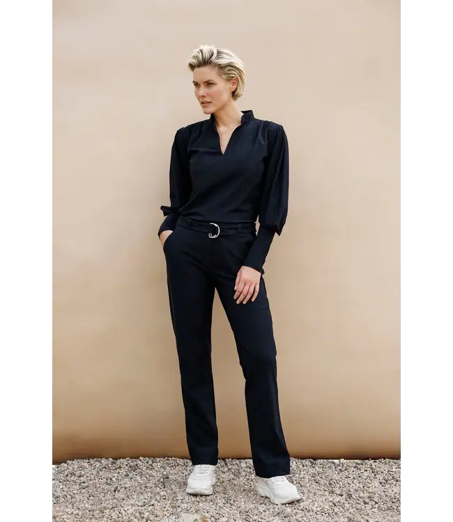 MAICAZZ Maicazz Travel Dieke Blouse BAS.T20.0170 Black