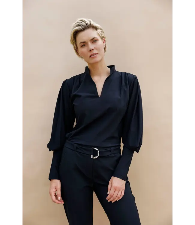 MAICAZZ Maicazz Travel Dieke Blouse BAS.T20.0170 Black