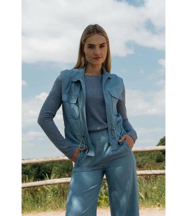 MAICAZZ Zizo Steff Gilet SP26.STEFF.515 Jeans Blue