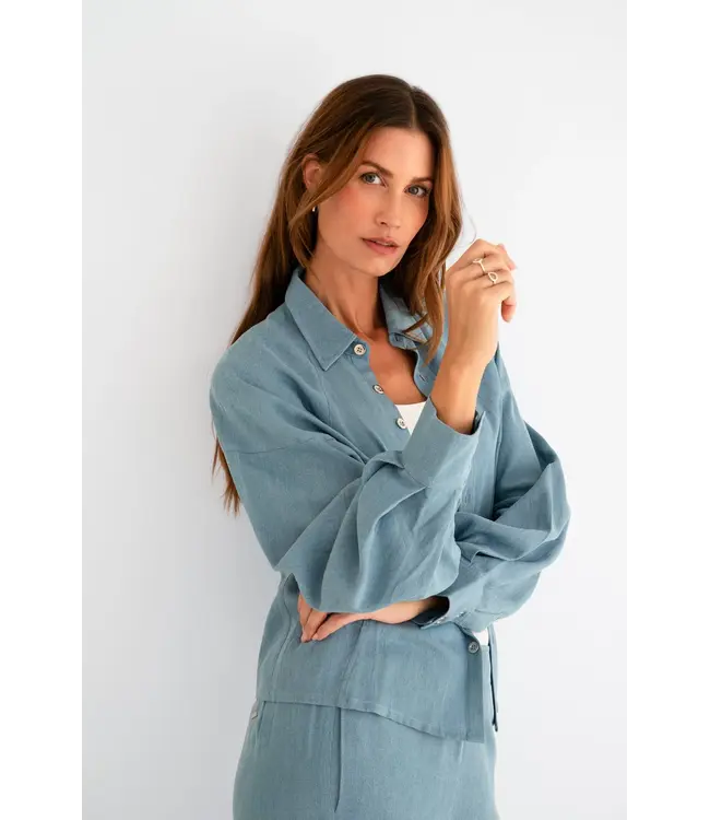 MAICAZZ Maicazz Scarlet Blouse SP26.20.512 Jeans Blue