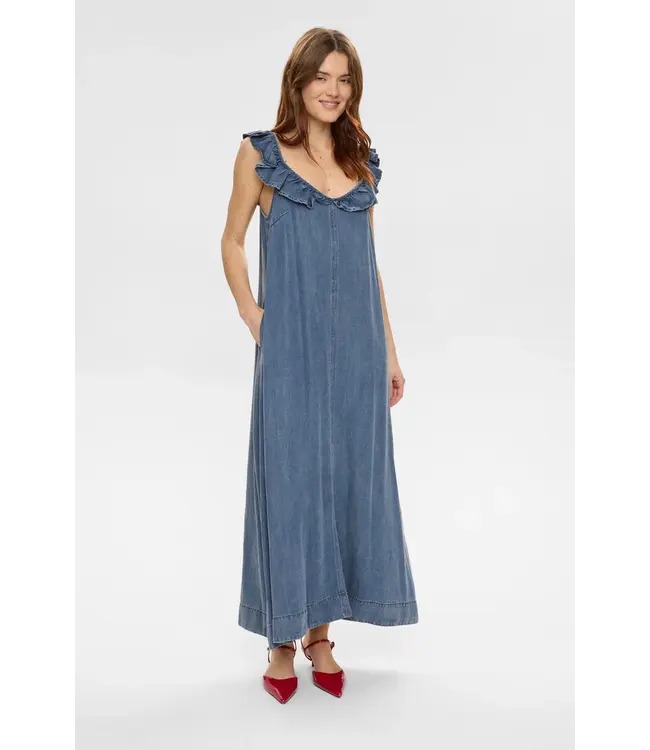 Nümph Numph Nuelda Dress 3010 Light Blue Denim