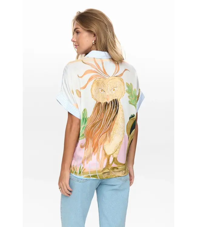 Nümph Numph Nuashley Shirt 3054 Art Blue