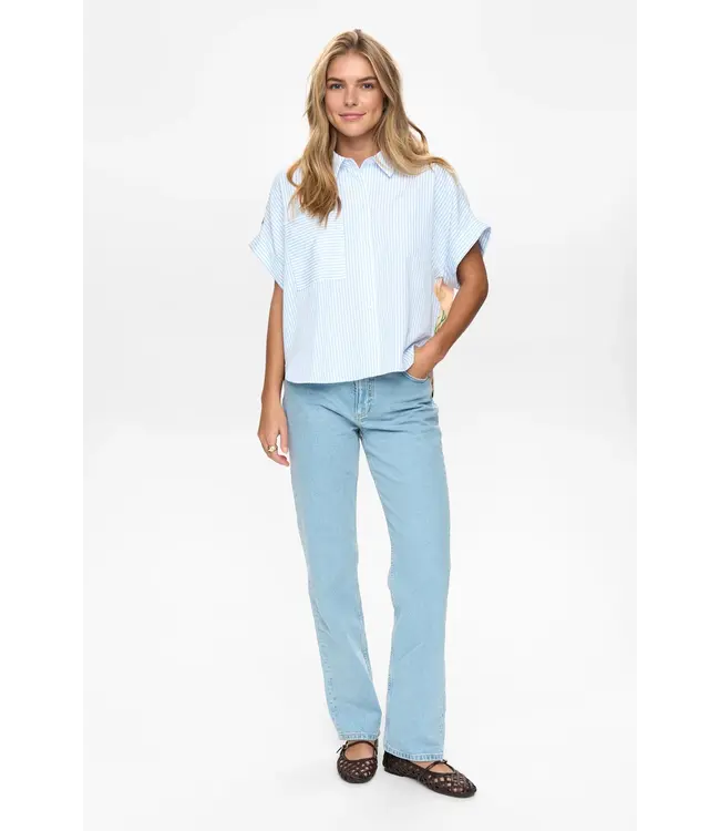 Nümph Numph Nuashley Shirt 3054 Art Blue