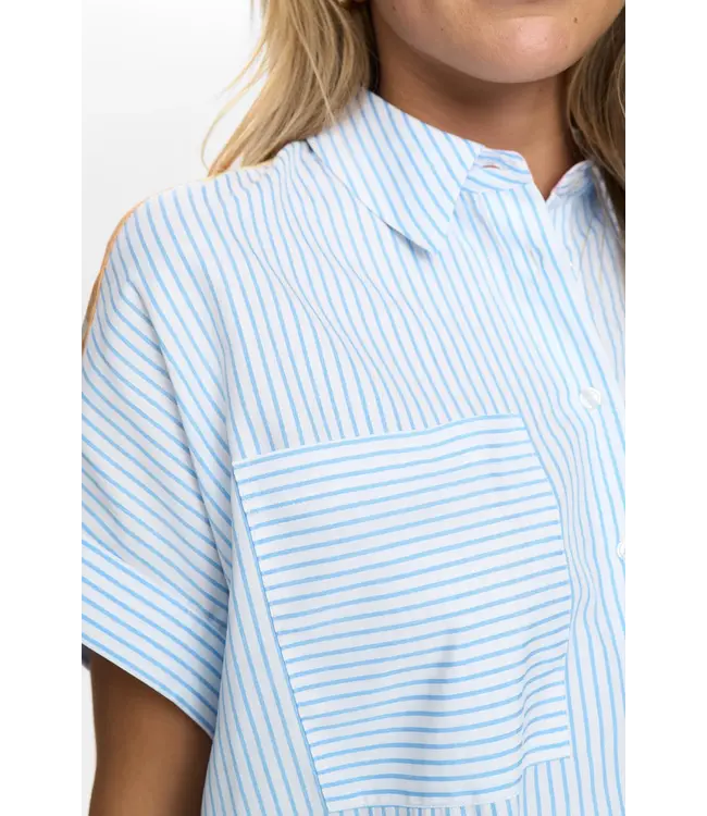 Nümph Numph Nuashley Shirt 3054 Art Blue