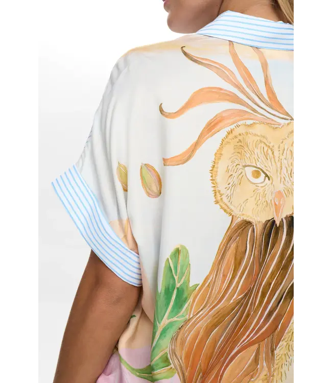 Nümph Numph Nuashley Shirt 3054 Art Blue