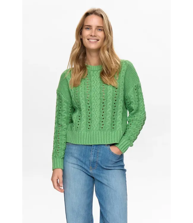 Nümph Numph Nuremi Pullover 5042 Vibrant Green