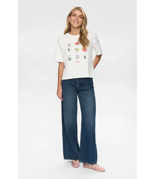 Nümph Numph Nubelisa Boxy Tee 9001 Cloud Dancer