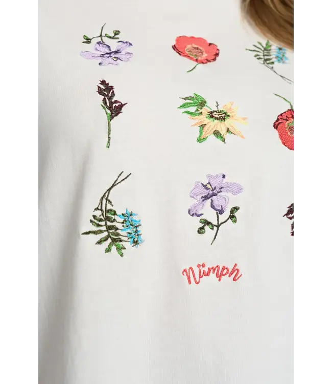 Nümph Numph Nubelisa Boxy Tee 9001 Cloud Dancer