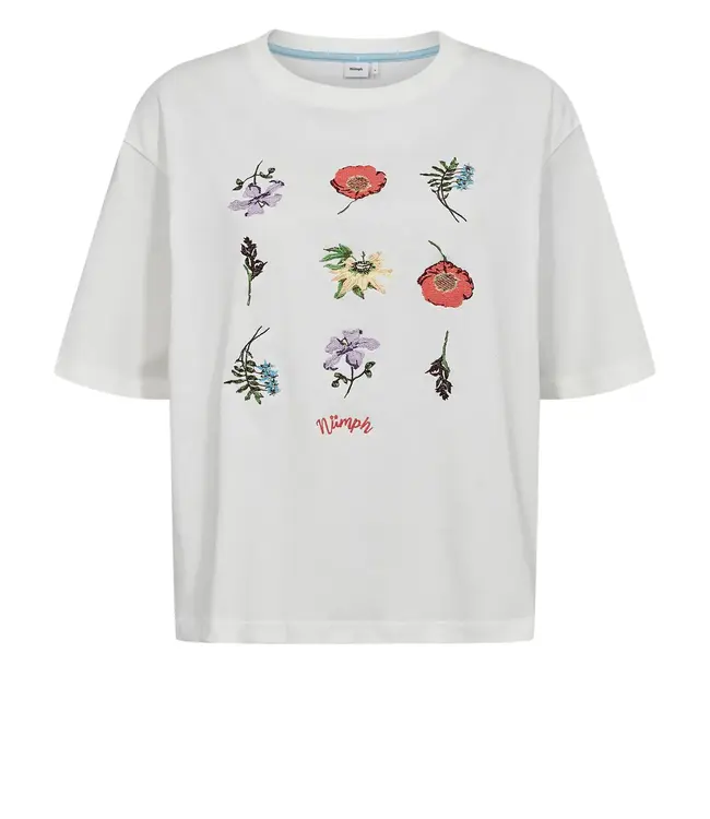 Nümph Numph Nubelisa Boxy Tee 9001 Cloud Dancer