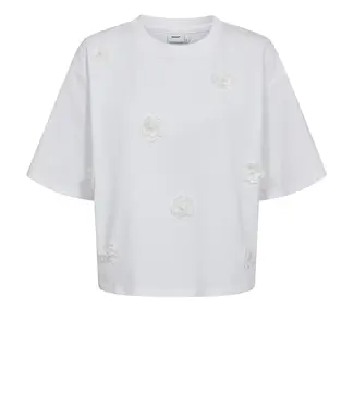 Nümph Numph Nufleura Long T-Shirt 9000 Bright White