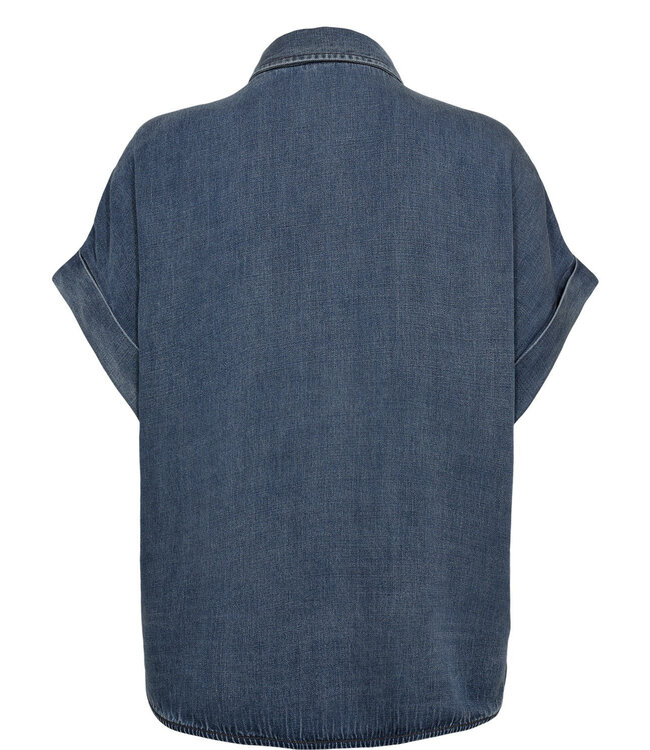 Nümph Numph Nuelida Sleeveless Shirt 3160 Snow Washed Denim